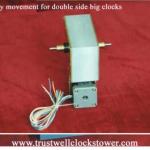 Double side city street clocks, 110V 120V electric movement for city street