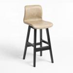 Mail Packing Villia High Chair Bar Counter Chair with Fabric Stylish and Solid