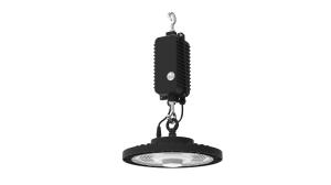 China Round LED High Bay Lights 100W 150W 200W Commercial Emergency Light Fixtures factory