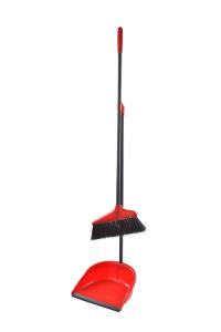 China Long Handled Dust Push Broom Dustpan Set Kitchen Lobby Office factory