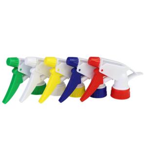 China Polypropylene 5 Color Plastic Bottle 28 400 Trigger Sprayer Head factory