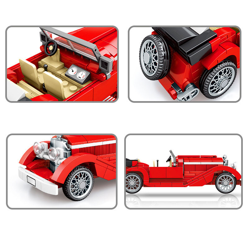 Vintage Car Simulation Model Building Kit for Kids and Girls Other Educational Toys