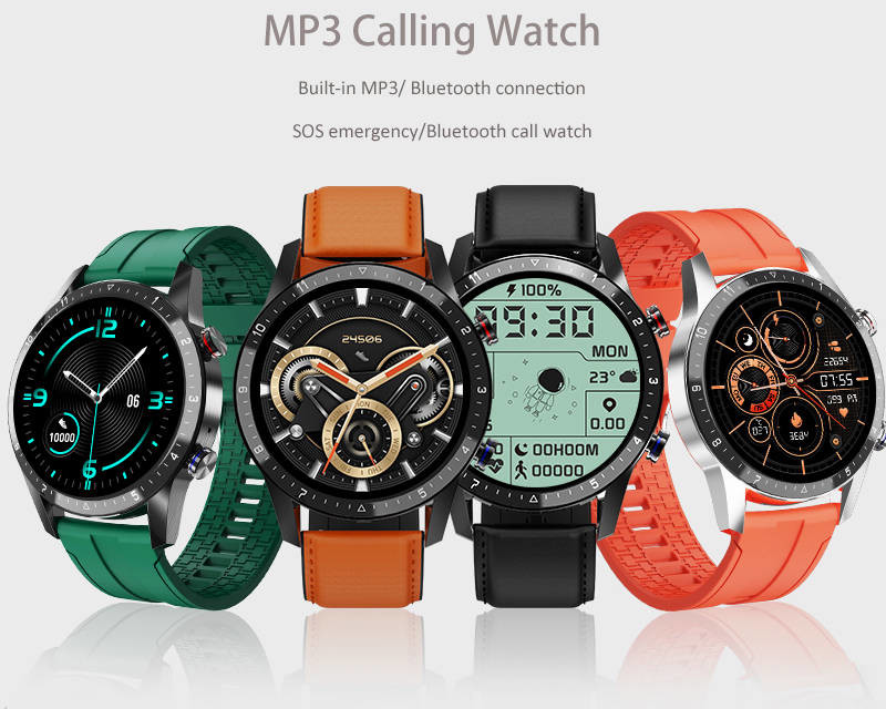 Large Memory Bluetooth IOT Devices Smart Watch Built In MP3 Iphone Compatible