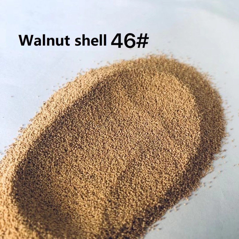 Wooden Surface Blasting 100# Walnut Shell Filler Sandblasting Walnut Shell