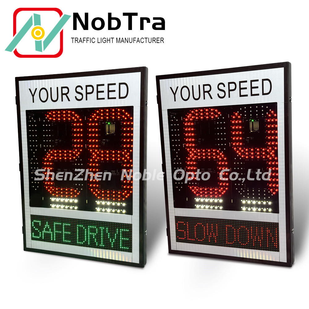 12VDC Traffic Warning Radar Sign With YOUR SPEED