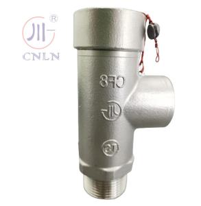 China DN15 PN40 Cryogenic Low Lift Safety Valve For Cryogenic Liquid Storage Tank factory