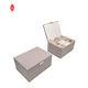 China Large Embossing Leather Stacker Paper Jewelry Gift Boxes Luxury Jewellery factory