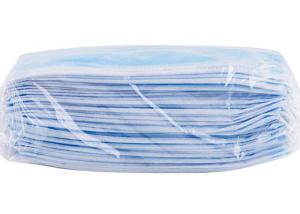 China Elastic Earloop 3 Ply Non Woven Face Mask , Non Woven Disposable Mask factory