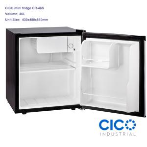 China Single Door Mini Worktop Fridge , Small Office Refrigerator With Lock factory