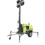 Flexible Convenient Outdoor Diesel Generator Light Moving Trailer For Temporary