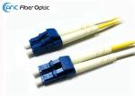 LSZH Singlemode Fiber Optic Patch Cables LC/UPC to LC/UPC Yellow 3 Meter