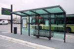 Glass Stainless Steel Bus Stop Ease Maintenance For Wait Car / Provide Temporary