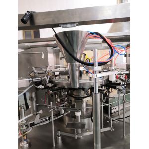 PLC Automatic Rotary Packing Machine With Multihead Weigher