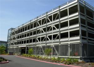 China Environmentally parking garage structure , modern multi level parking building factory