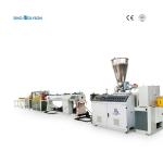 42 Rpm Plastic Conical Double / Twin Screw Extruder For 1800KG Capacity