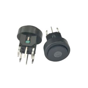 Illumination Tactile Switch, Led Dustproof Push Button Switch With Bezel,Lighted