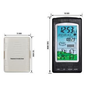 China Outdoor Sensor Color Weather Station With Barometer And Indoor Thermo-Hygrometer factory