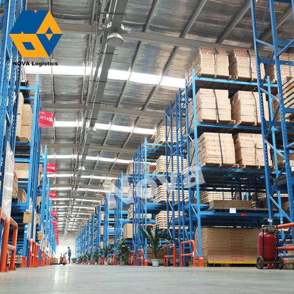 Powder Coated Industrial Pallet Racking 1000-30000kg/Level Upright Thickness 2.0