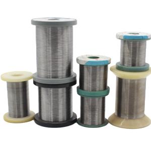 China Bright White Bucket Wrapping Heating Flat Wire 0cr23al5 0cr25al5 1cr13al4 factory