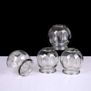 China Suction 4 Pcs Body Vacuum Massage Cupping Glass Thickened factory