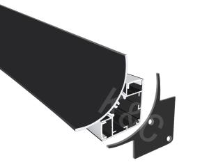 China IP20 LED Corner Aluminium Profile Channel For Led Strip Light factory
