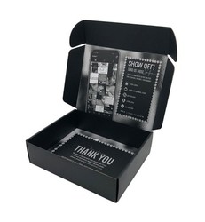 Leopard Print T Shirt Shipping Box custom logo Recyclable rectangle