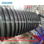 Ribbed Spiral HDPE pVC conduit Corrugated Pipe Extrusion Line Manufacturing