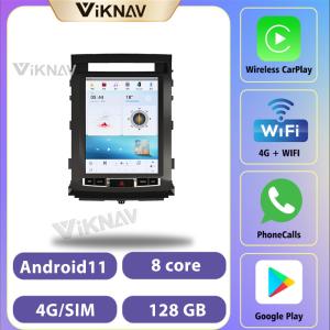 China 12.1 Inch Screen Head Unit For 2007-2015 Toyota cruiser Navigation GPS Multimedia DVD Player Android Wireless Carplay factory