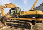 Heavy Duty Used Excavator Machine , Used Caterpillar 330c Excavator