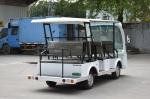Welded Tubular Steel Chassis 11 seater Electric Sightseeing Car Without Driving