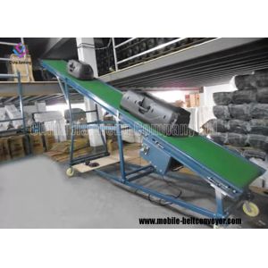 China Steel Frame Mobile Conveyor Belt System High Efficient With Smooth Surface factory