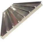 Durable polyurethane sandwich wall aluminum roofing panels are used for building