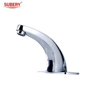 China Chrome Brass Sensor Faucets Bathroom Bath Mixer Taps Cold And Hot Water OEM Single Lever factory