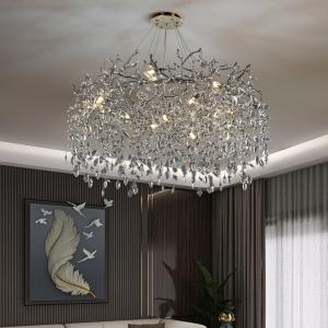 China Luxury Modern Crystal Chandelier Clear Finish French Lighting factory