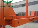 30000kg 60000kg Log Semi Trailer Red Semi Log Trailers For Sale