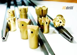 China 7° Hex22 Tapered Rock Drill Rods Tungsten Carbide Drilling Rods Shank 22 Mm X 108 Mm factory