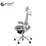 Height Adjustable Ergonomic Chairs Chromed Swivel Office Mesh Rolling Wirh