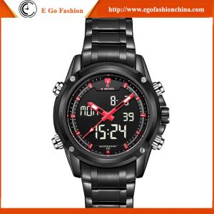 China LED Light Watch Big Wristwatch Army Watch Fashion Jewelry Watches Man Quartz Sport Watch factory