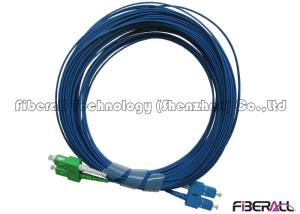 China 2.0x4.1mm Duplex Fiber Patch Cord SC/LC Fiber Optic Jumper With SM Blue Cable factory