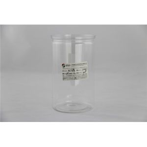China Powder Clear transparent Plastic Cylinder Packing box , PET canister 800ml on sale