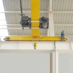 European Type Single Beam Workshop Overhead Crane 5t A5 Working Duty FEM 2m
