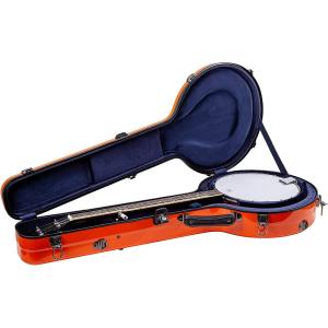 China Impact Resistance Fiberglass Hardshell Banjo Case No Wheels factory
