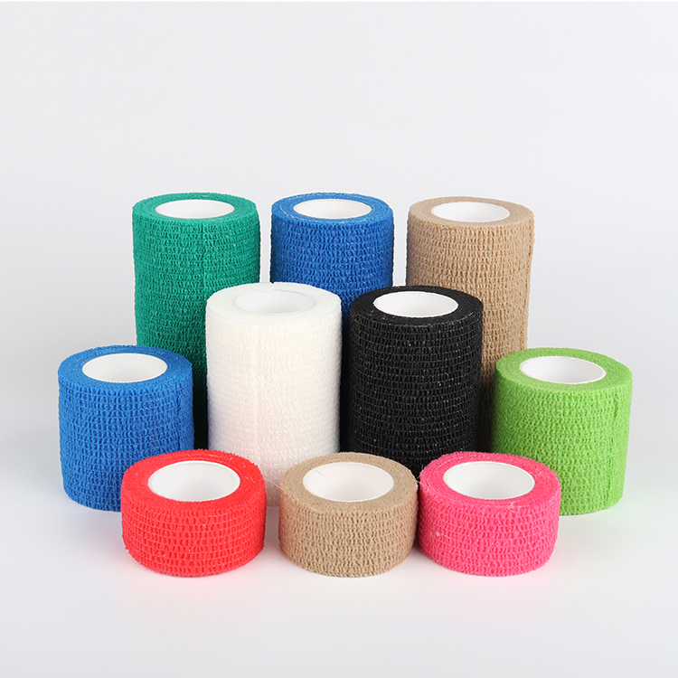 High quality Sports Care Non-woven Elastic Self Adhesive Cohesive Bandage