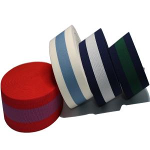 China Rubber Nylon Elastic Webbing 50mm Width Soft Knit Elastic Tape factory