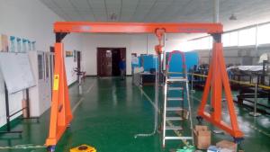 China Workshop 1T 5T Adjustable Height Gantry Crane With Wheel High Efficiency factory