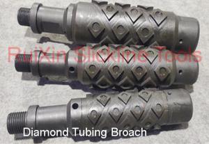 China Remove Scale Diamond Tubing Broach Gauge Cutter Slickline factory