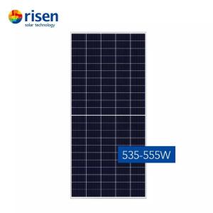 China Risen 430w 435w 440w 445w 450w 455w Mono Solar Panel 120 Cells Half Cell Energy factory