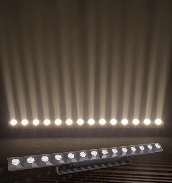 Led 4in1 Bar Effect Background Light DJ Swing Beam Light for Bar 12*5W RGBW Full Color 90 80 12 Pieces of 3 in 1 Chameleon 50000