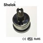 Spiral tube 40mm 304SS oil back connection pressure gauge mpa kg and psi