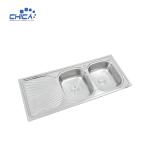 CH10050E Stainless Steel Press Kitchen Sinks Double Bowl Kitchen Sink